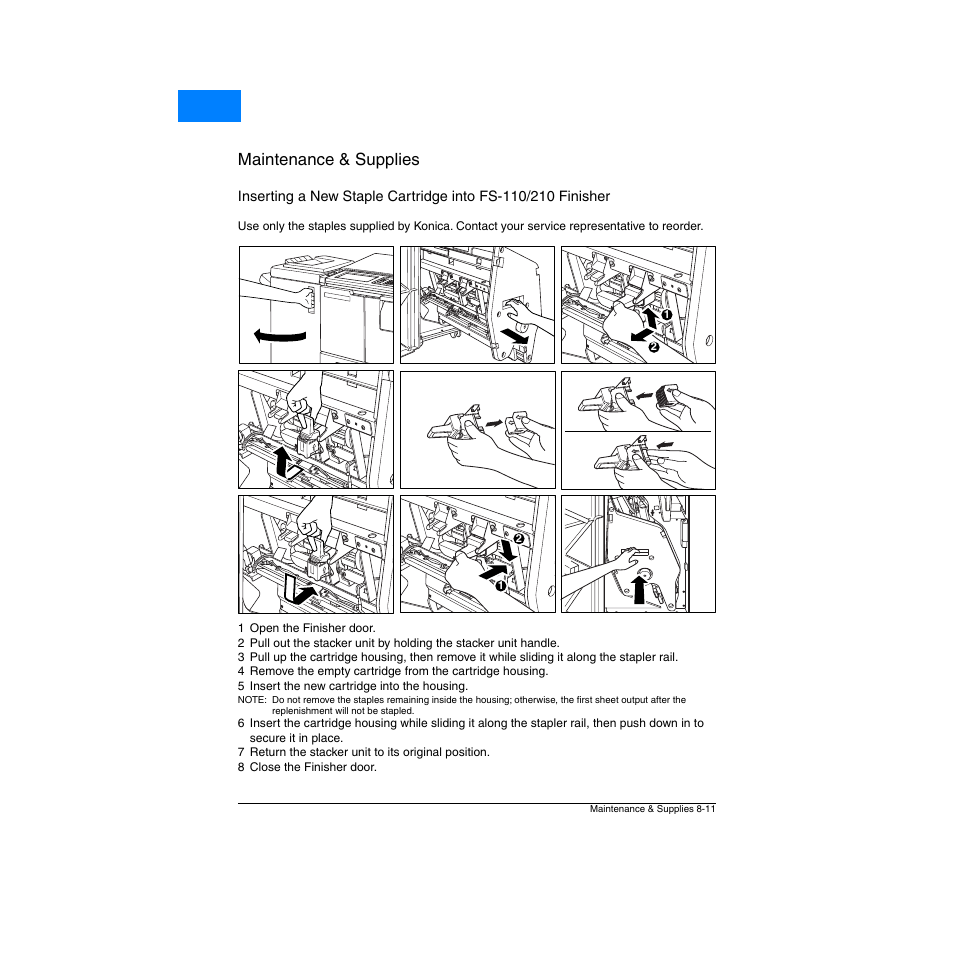 Maintenance & supplies, Home | Konica Minolta Network Printer User Manual | Page 109 / 164