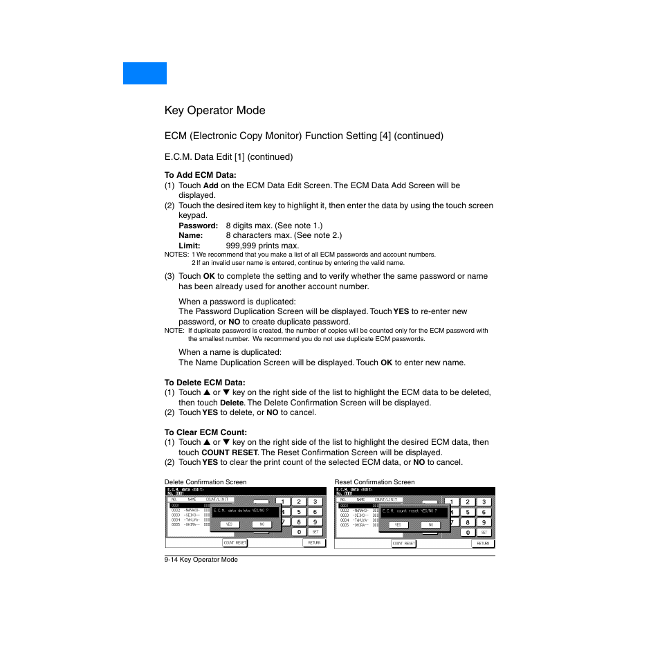Key operator mode, Home | Konica Minolta Network Printer User Manual | Page 130 / 164
