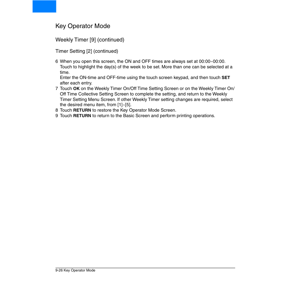 Key operator mode, Home | Konica Minolta Network Printer User Manual | Page 142 / 164