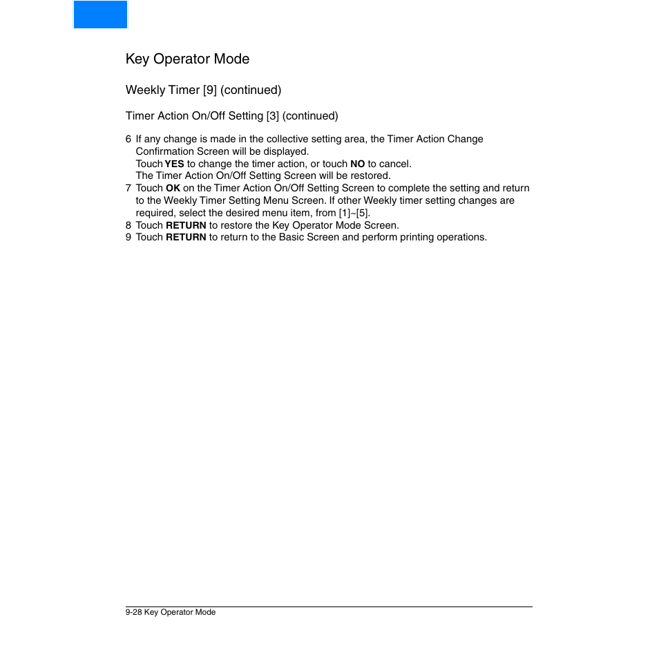 Key operator mode, Home | Konica Minolta Network Printer User Manual | Page 144 / 164