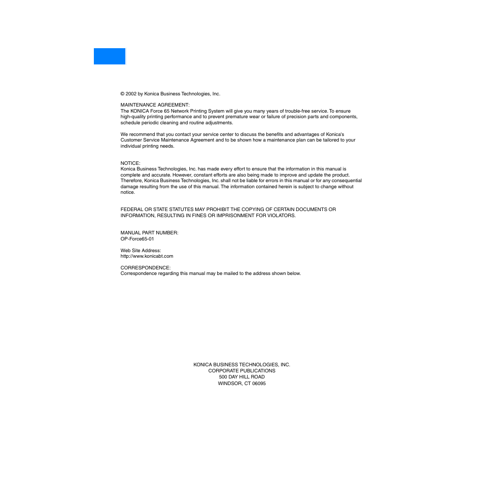 Home | Konica Minolta Network Printer User Manual | Page 4 / 164