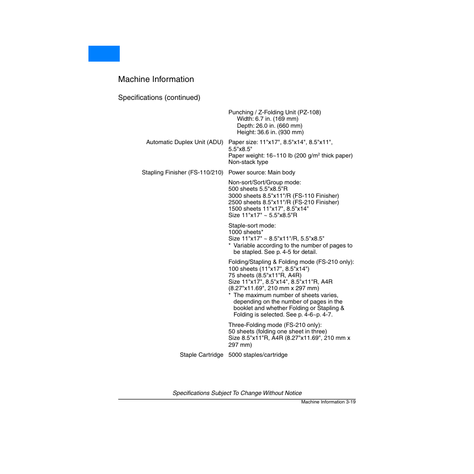 Machine information, Home | Konica Minolta Network Printer User Manual | Page 45 / 164