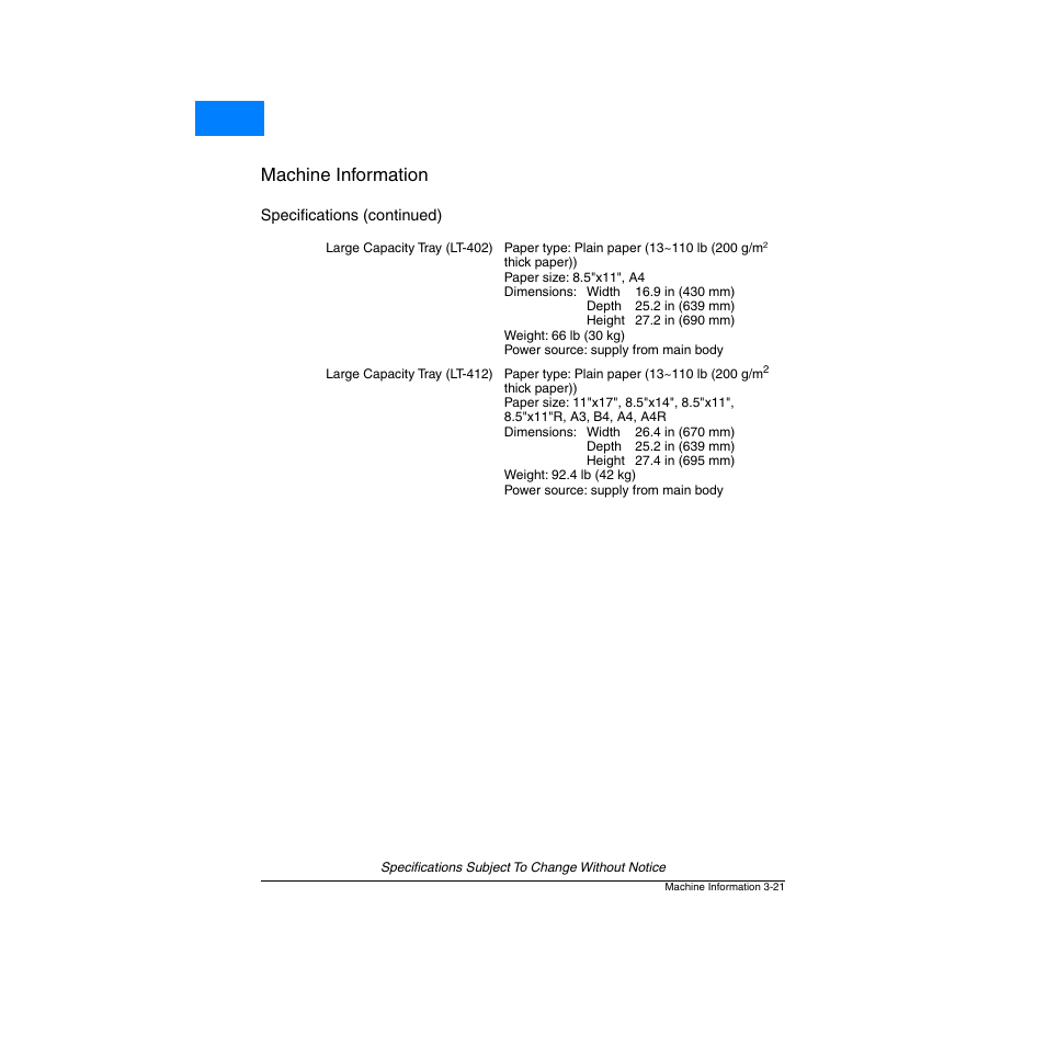 Machine information, Home | Konica Minolta Network Printer User Manual | Page 47 / 164