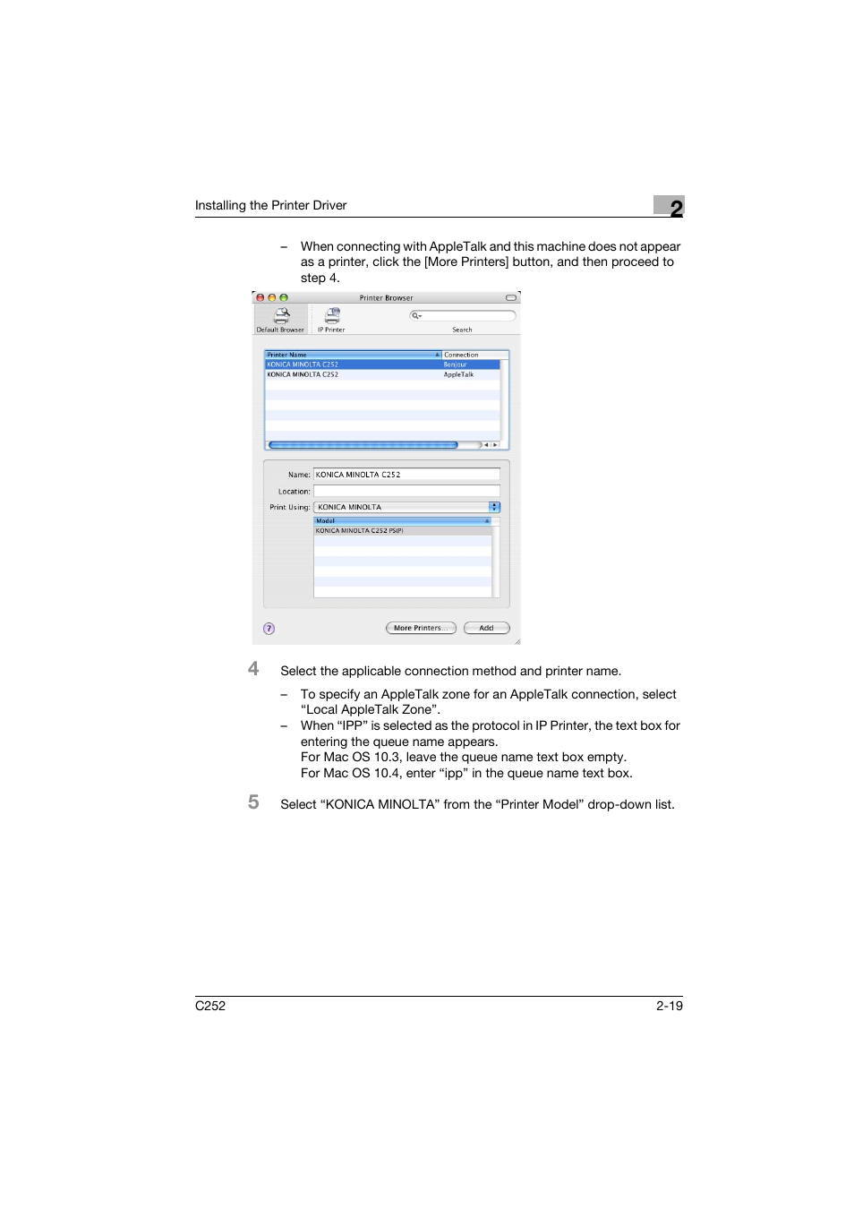 Konica Minolta BIZHUB C252 User Manual | Page 42 / 96