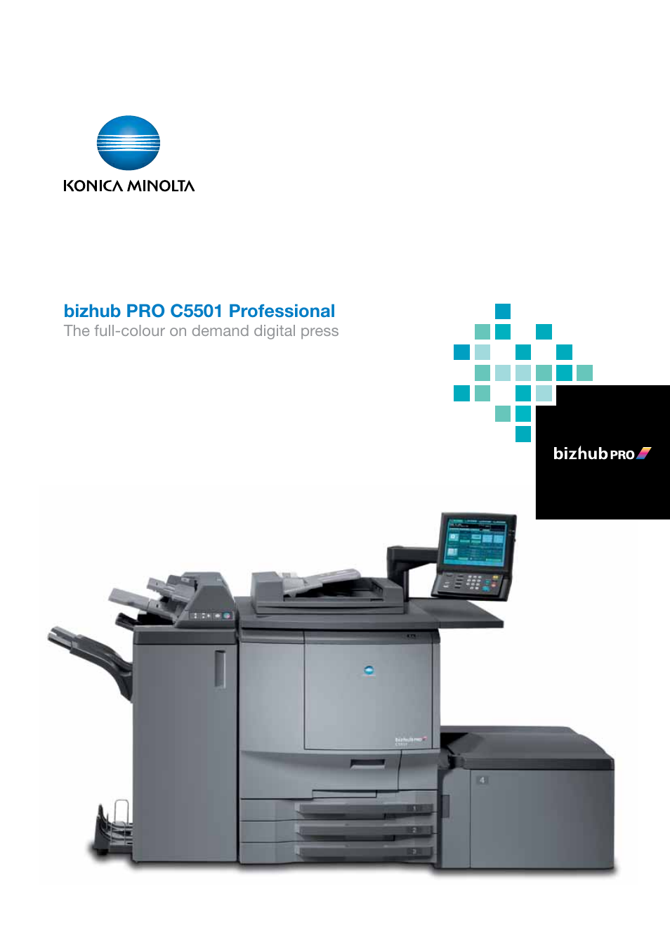 Konica Minolta BIZHUB PRO C5501 User Manual | 16 pages