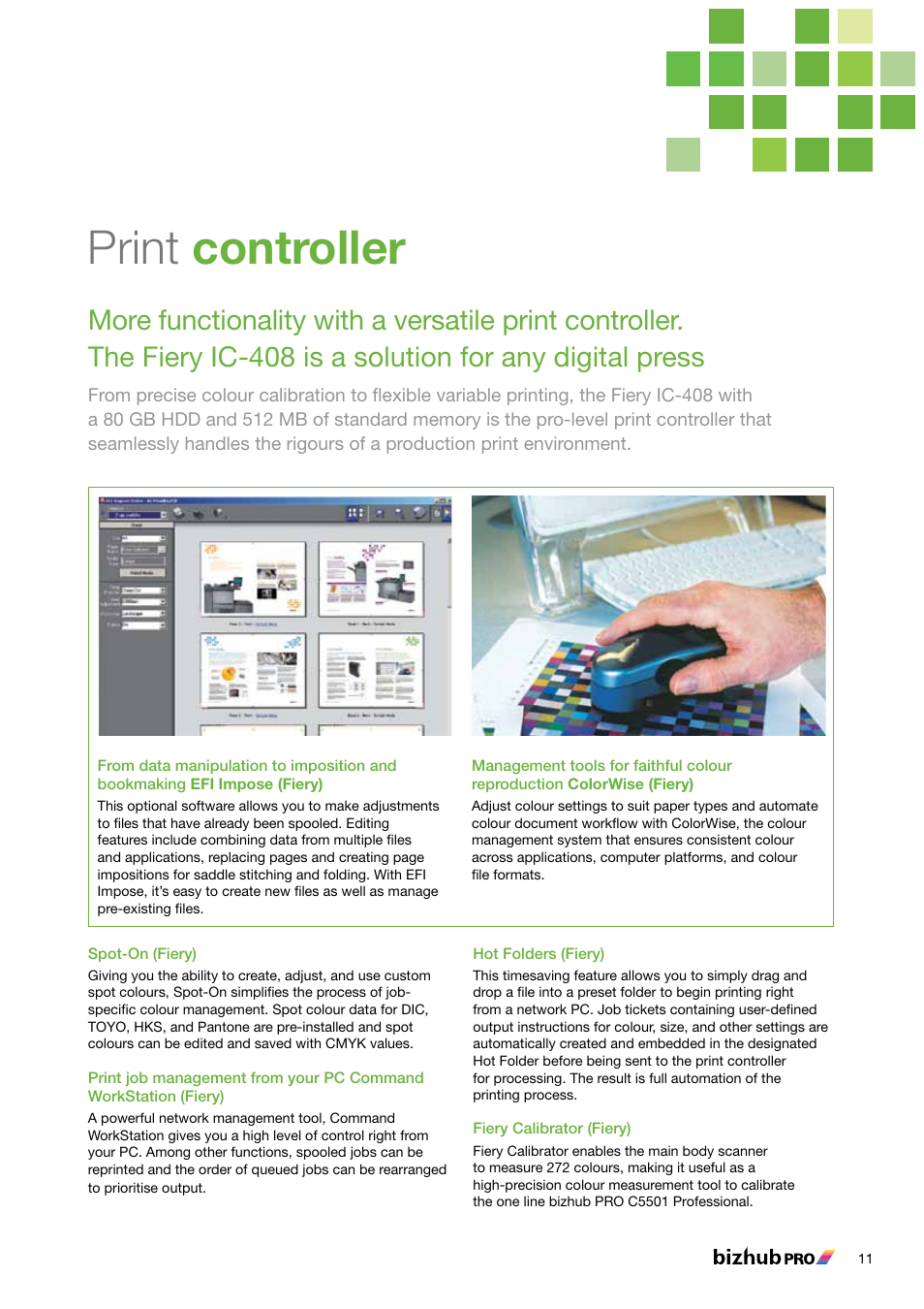 Print controller | Konica Minolta BIZHUB PRO C5501 User Manual | Page 11 / 16