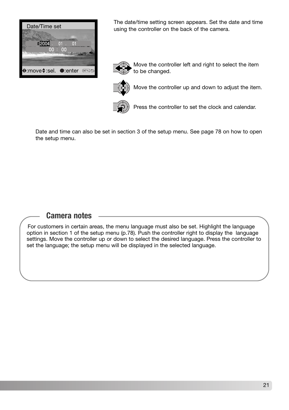 Konica Minolta DiMAGE X31 User Manual | Page 21 / 112