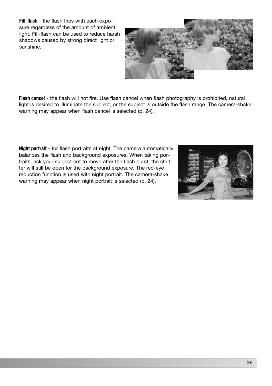 Konica Minolta DiMAGE X31 User Manual | Page 39 / 112