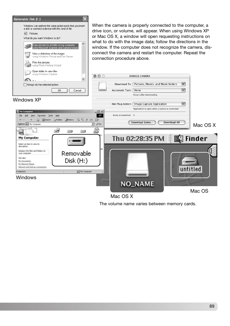 Konica Minolta DiMAGE X31 User Manual | Page 89 / 112