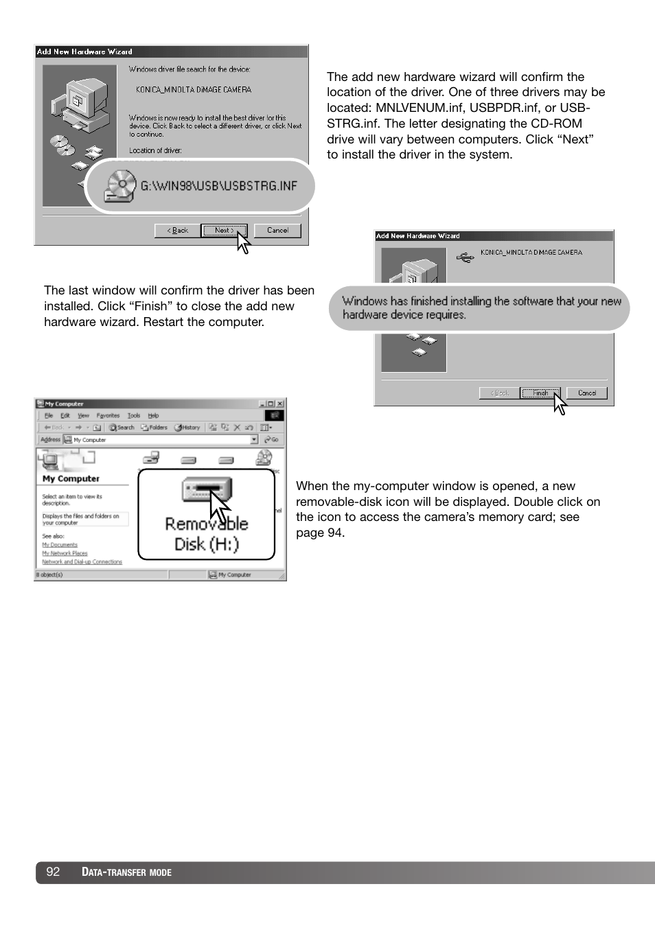 Konica Minolta DiMAGE X31 User Manual | Page 92 / 112