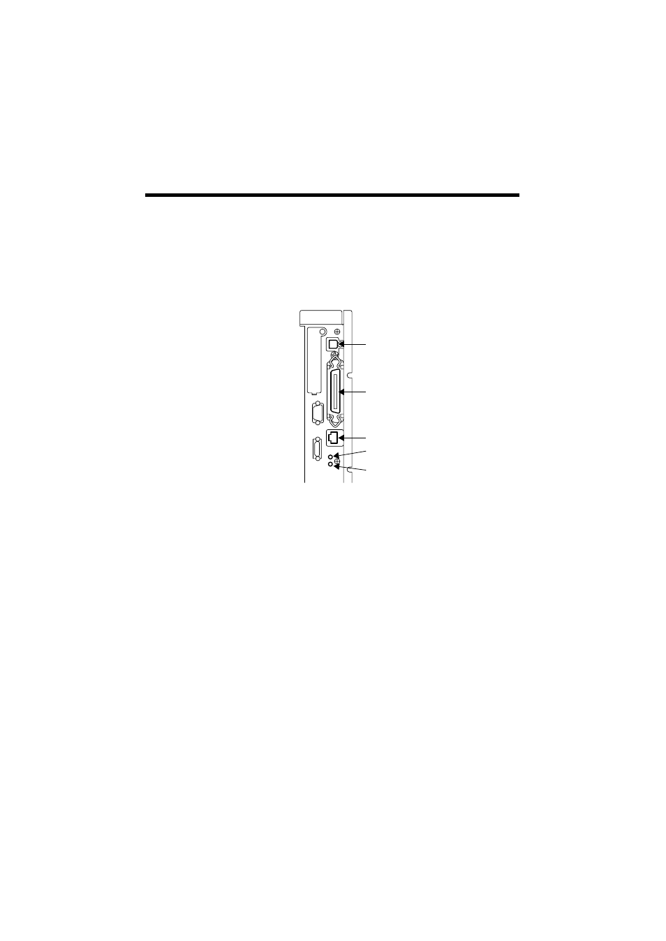 Connecting the cable, 1 connector locations | Konica Minolta IP-711 User Manual | Page 14 / 209