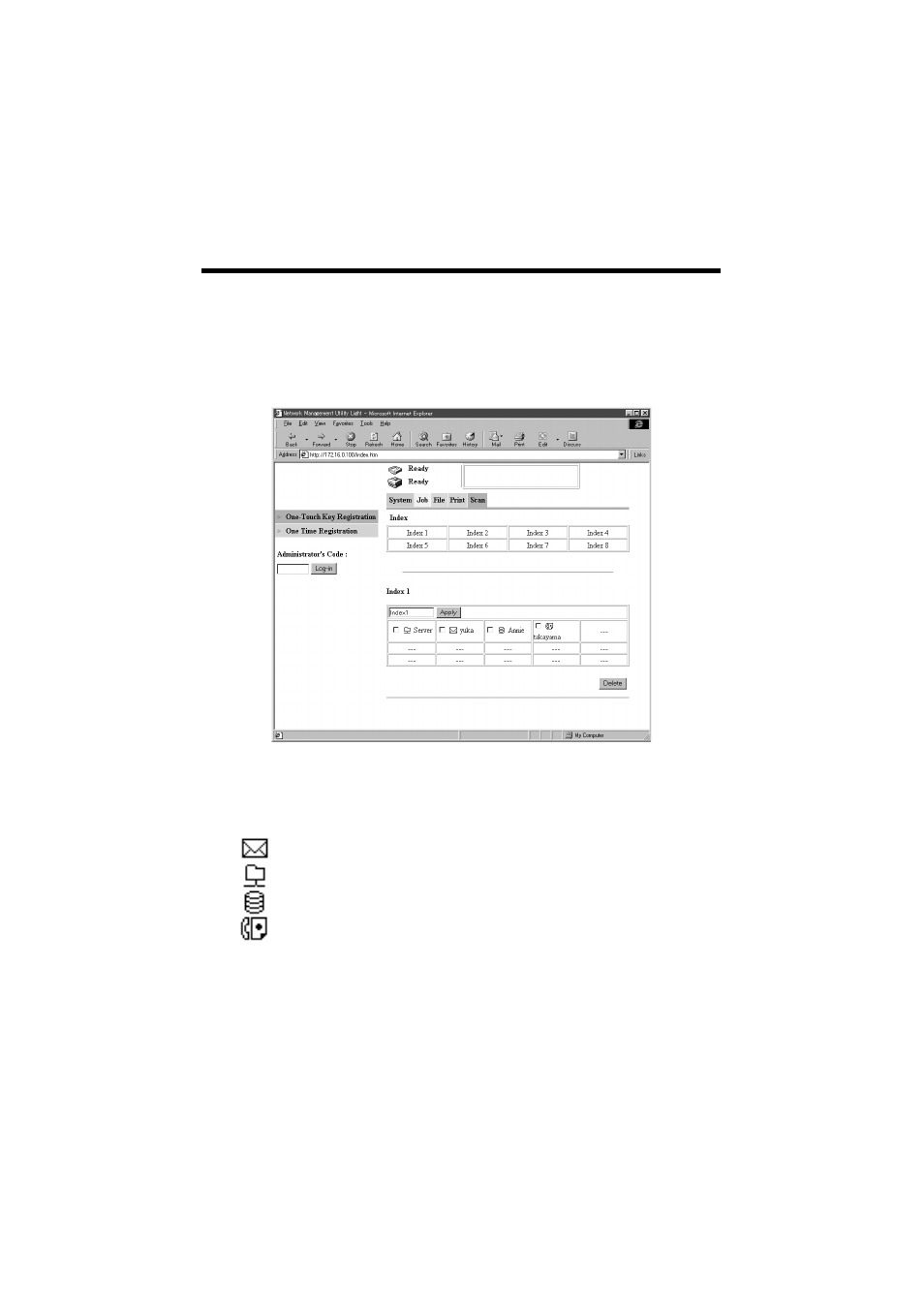 Konica Minolta IP-711 User Manual | Page 175 / 209