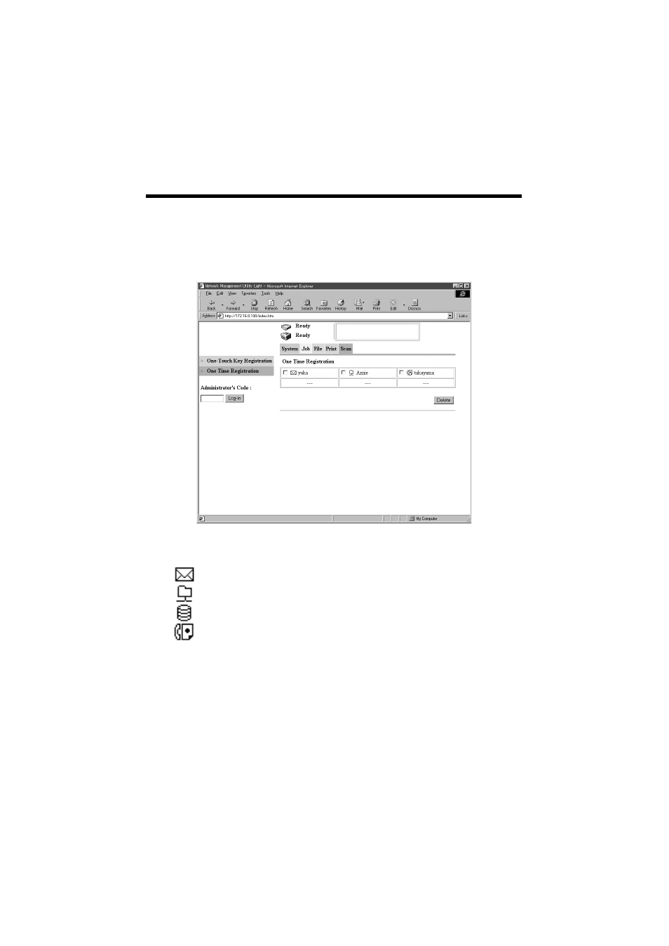 Konica Minolta IP-711 User Manual | Page 176 / 209