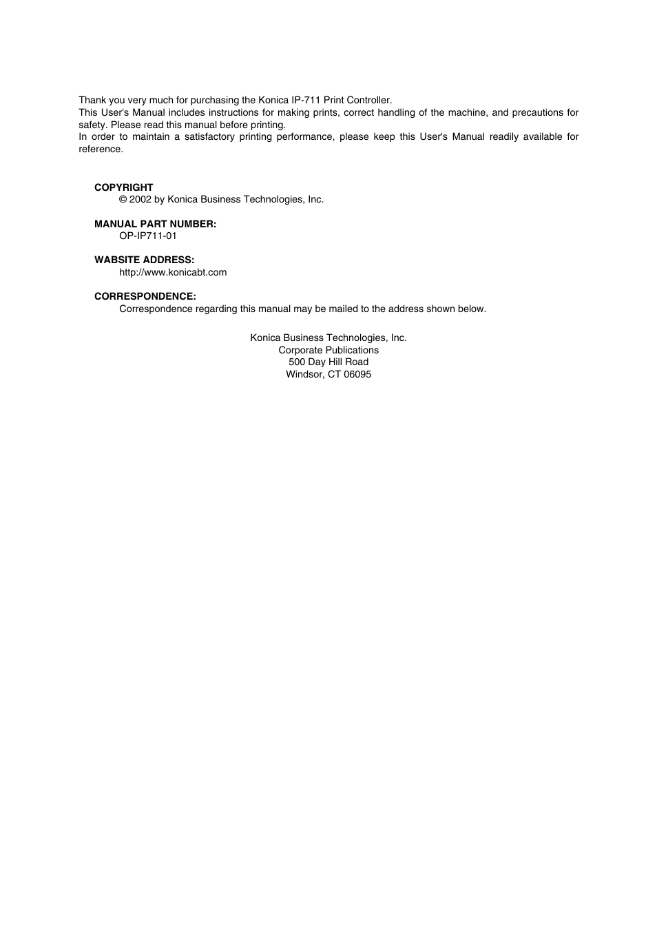 Konica Minolta IP-711 User Manual | Page 208 / 209