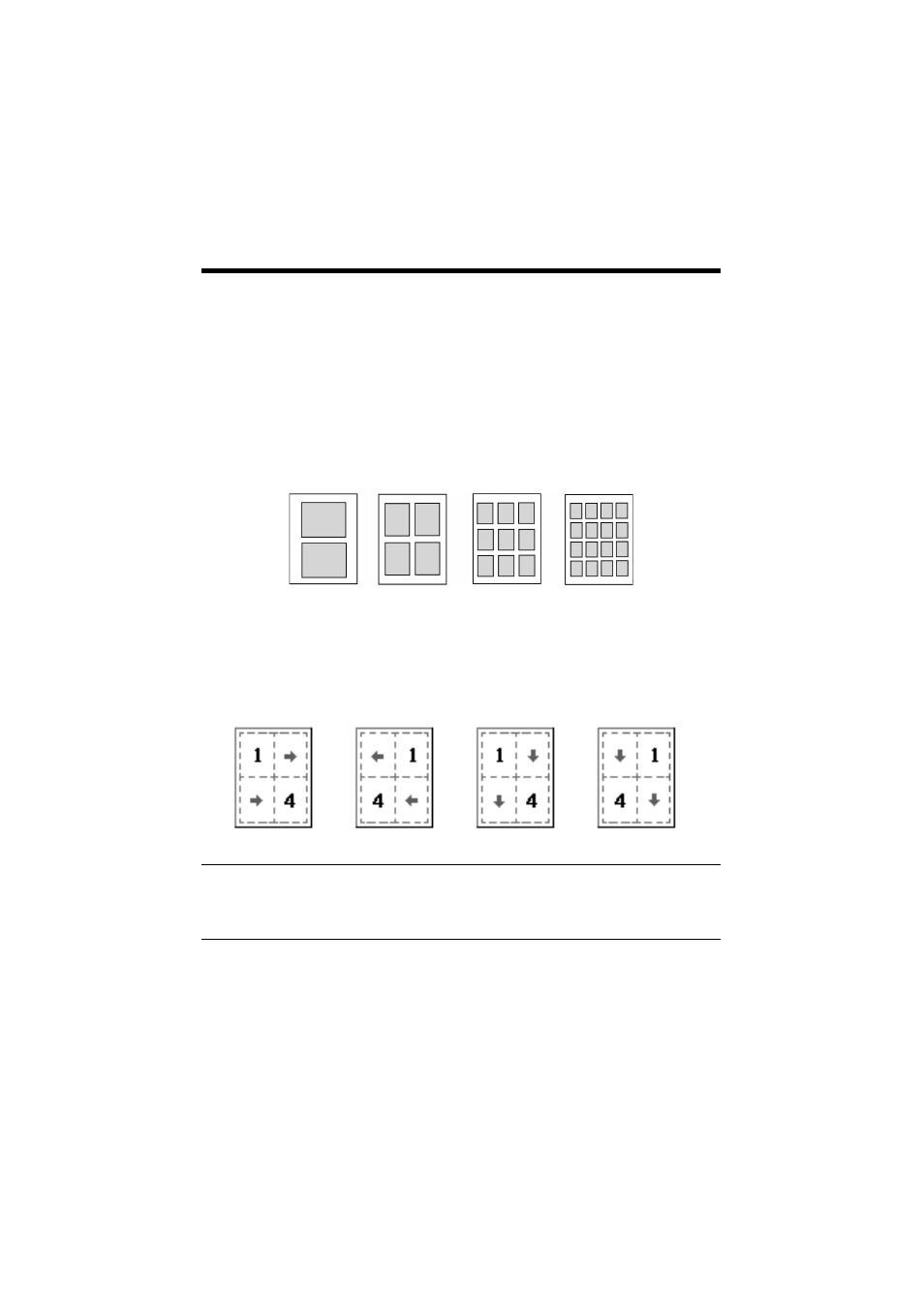 4 effecting n-up printing, Inting, P.49 | Konica Minolta IP-711 User Manual | Page 58 / 209