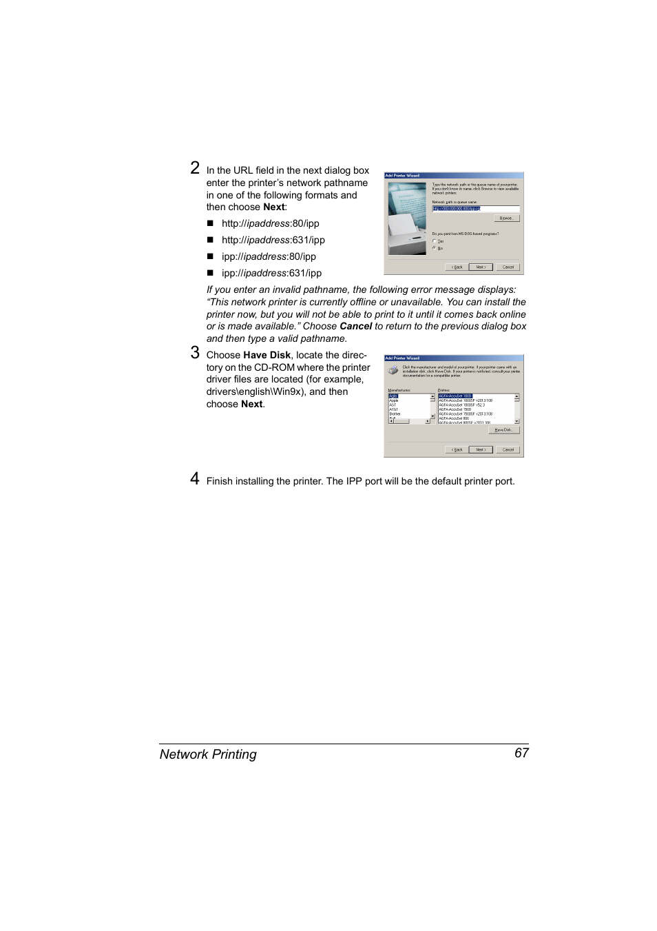 Konica Minolta Magicolor 5430 DL User Manual | Page 73 / 114
