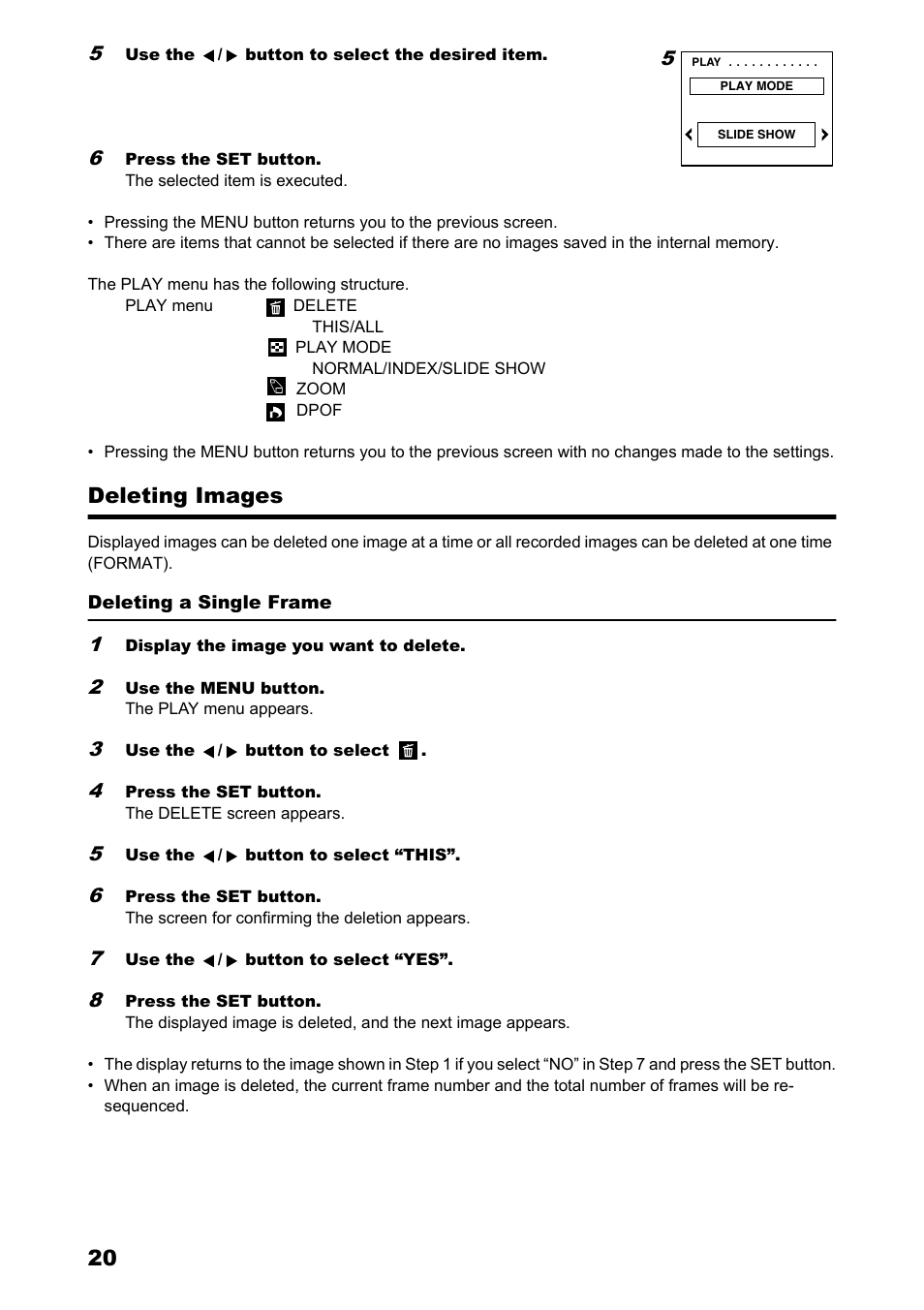 Deleting images | Konica Minolta Konica Revio C2 User Manual | Page 20 / 33