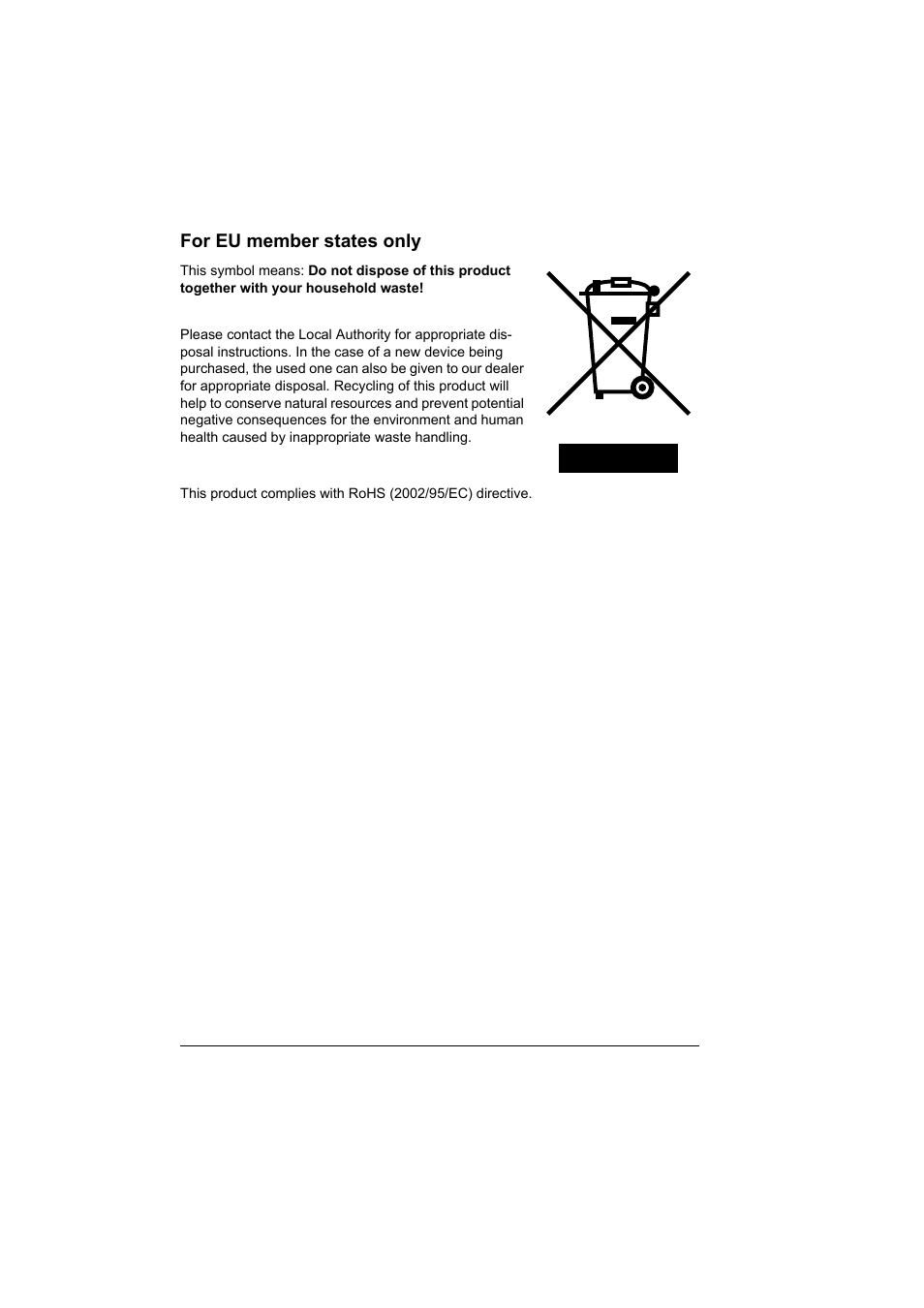 For eu member states only | Konica Minolta 2490MF User Manual | Page 6 / 226