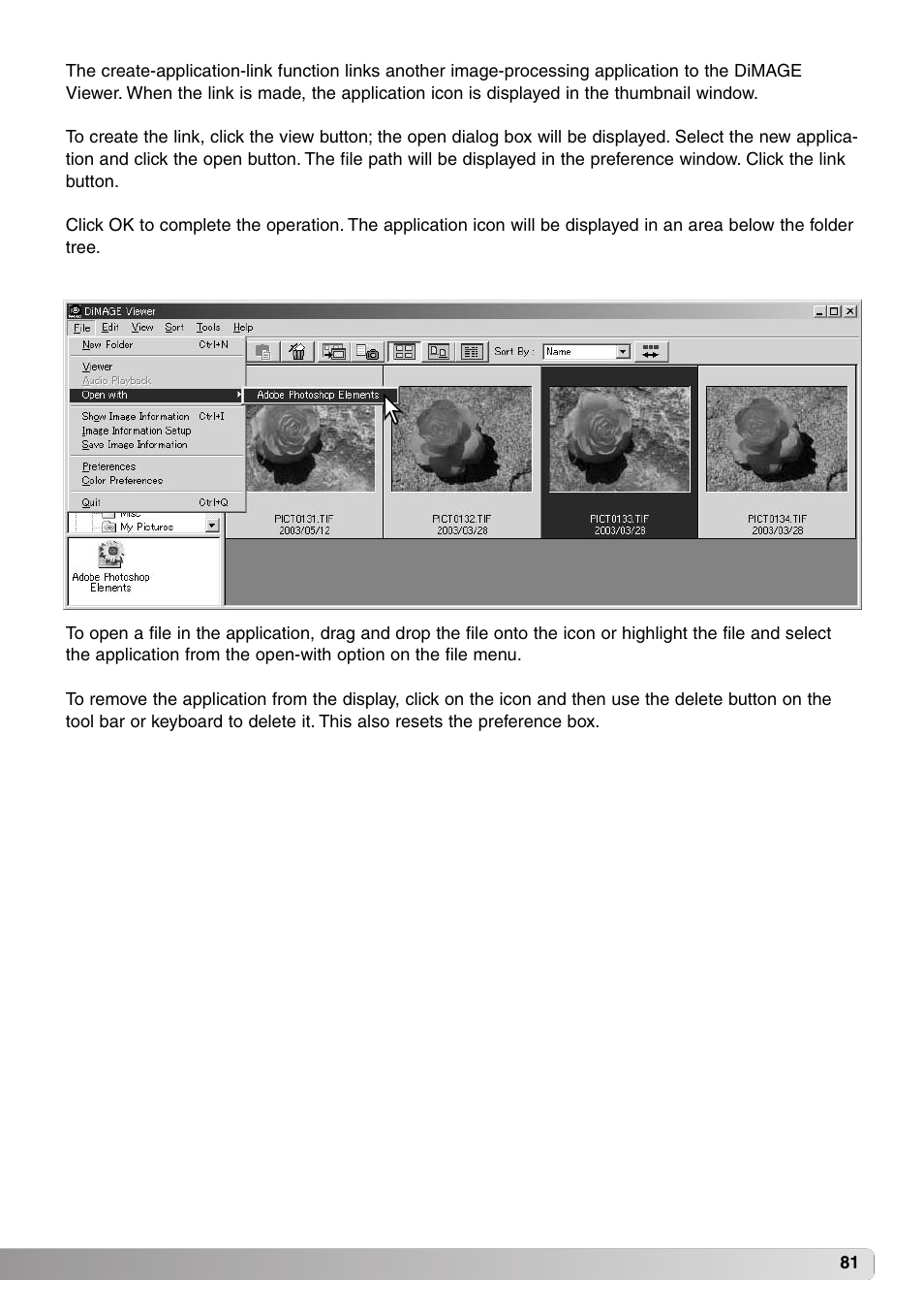 Konica Minolta DiMAGE Viewer User Manual | Page 81 / 92