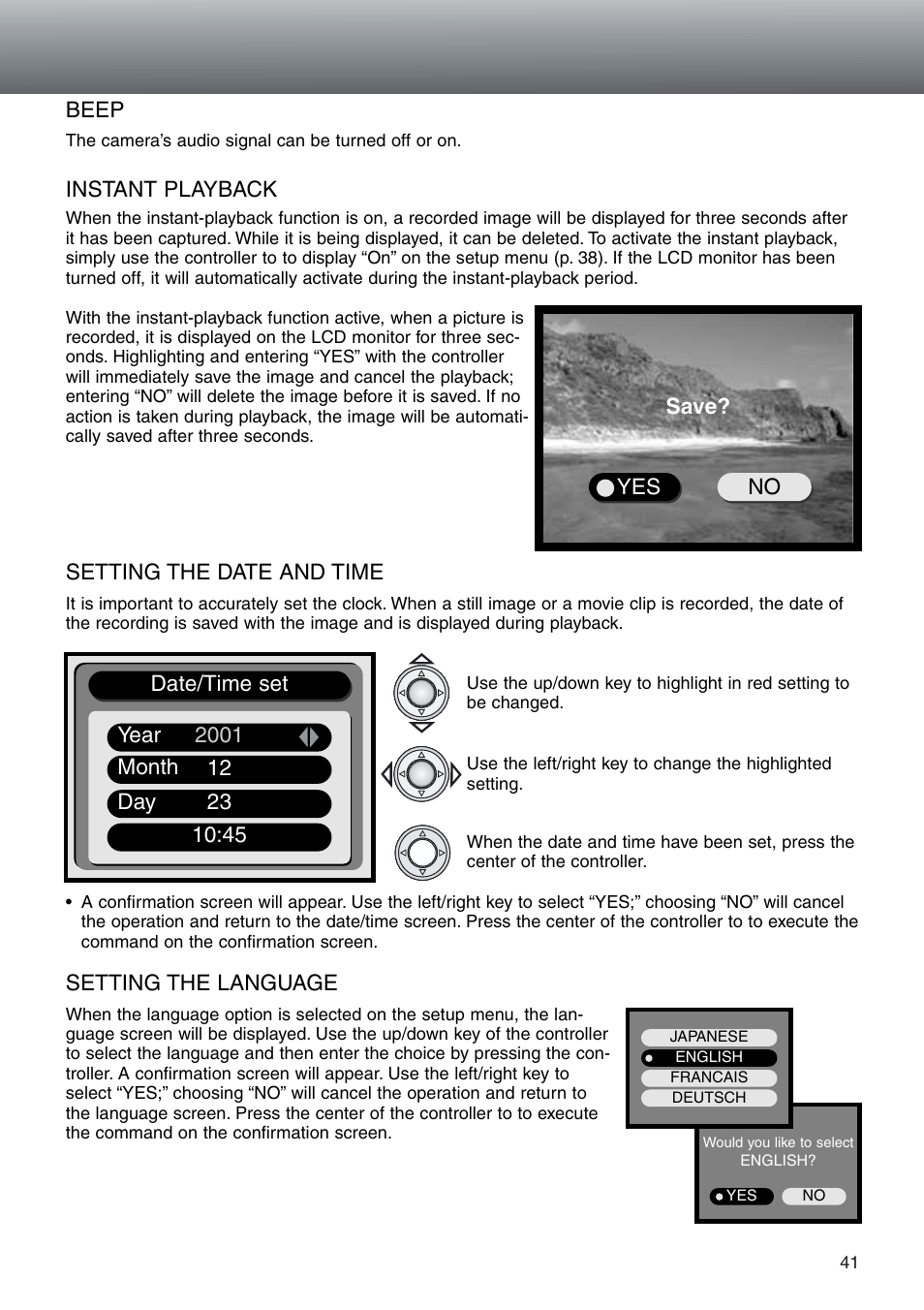 Konica Minolta DiMAGE E203 User Manual | Page 41 / 56