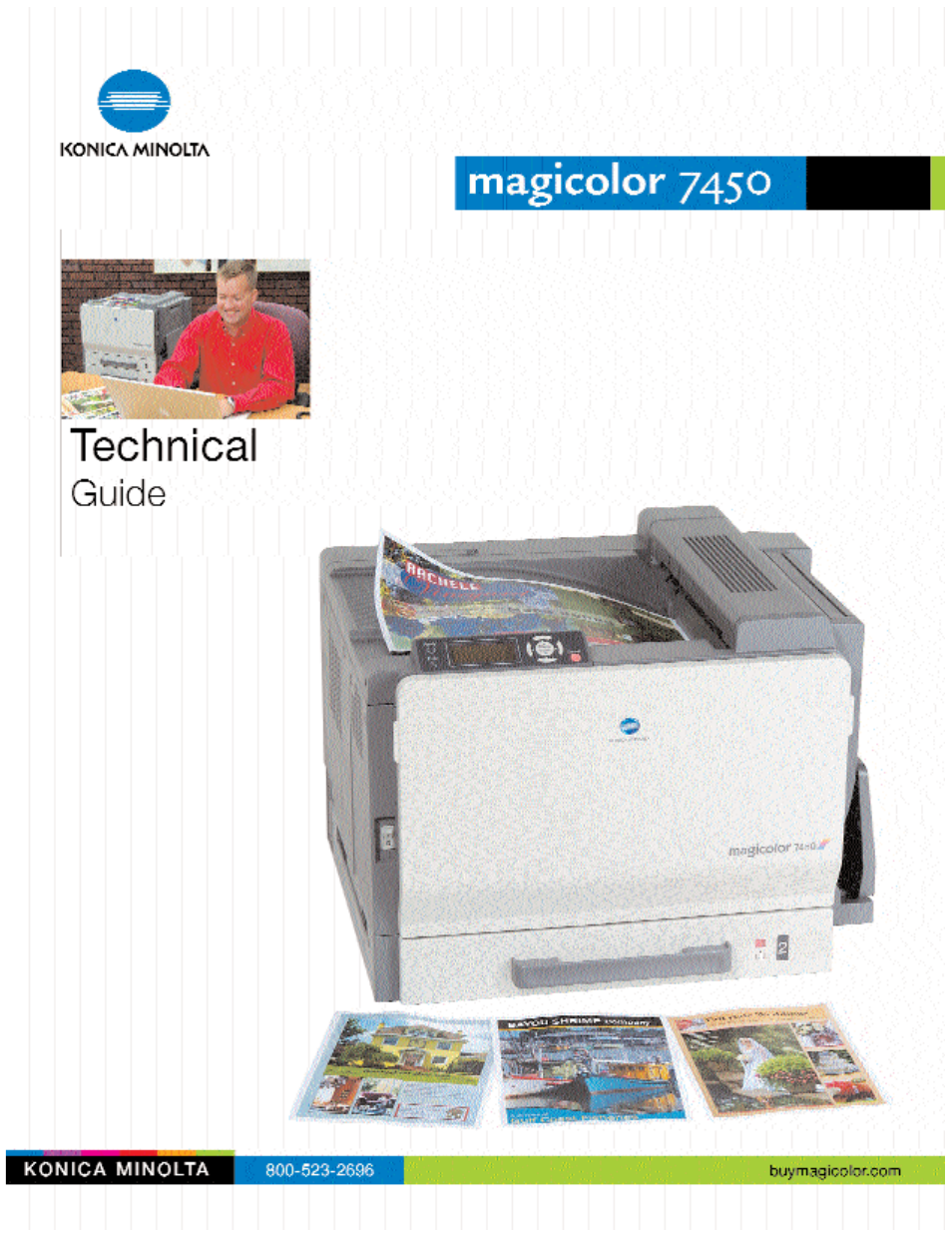 Konica Minolta Magicolor 7450 User Manual | 46 pages