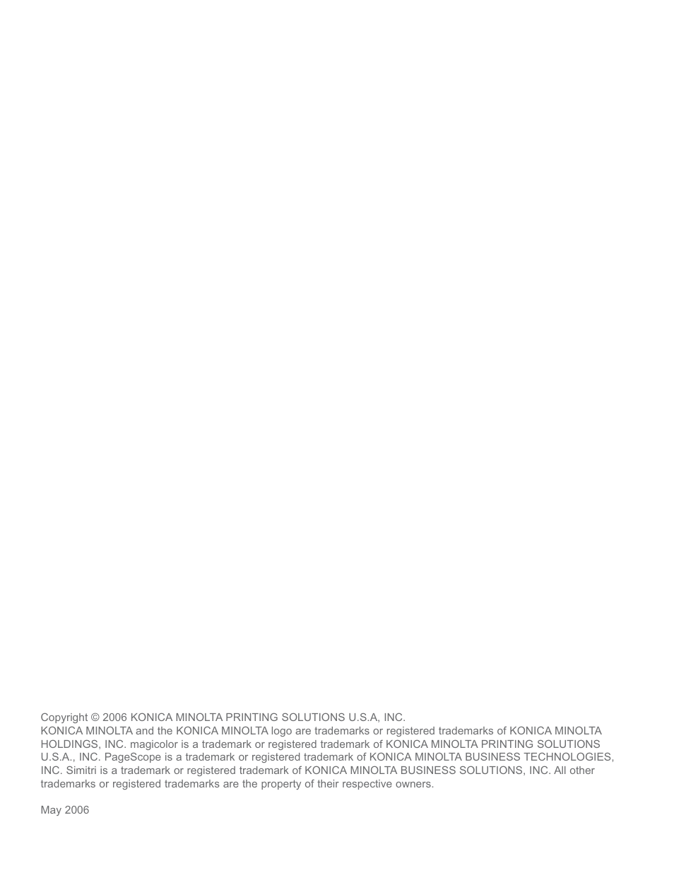 Konica Minolta Magicolor 7450 User Manual | Page 2 / 46
