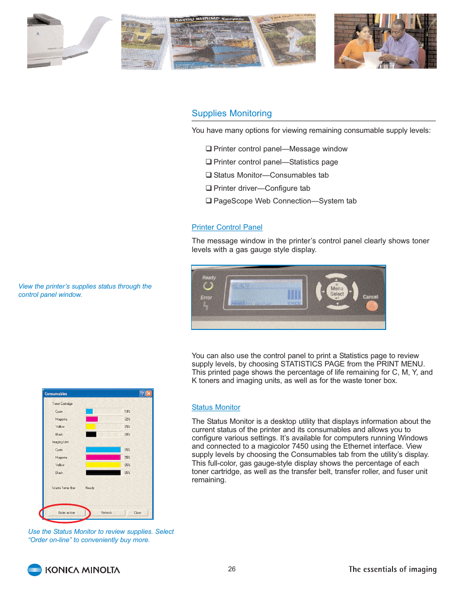 Konica Minolta Magicolor 7450 User Manual | Page 30 / 46