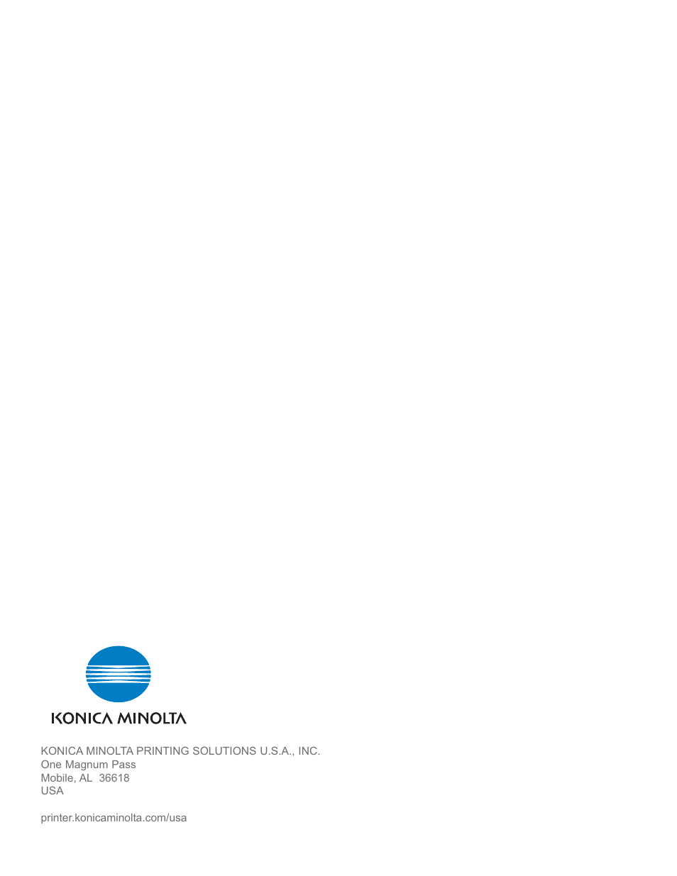 Konica Minolta Magicolor 7450 User Manual | Page 46 / 46