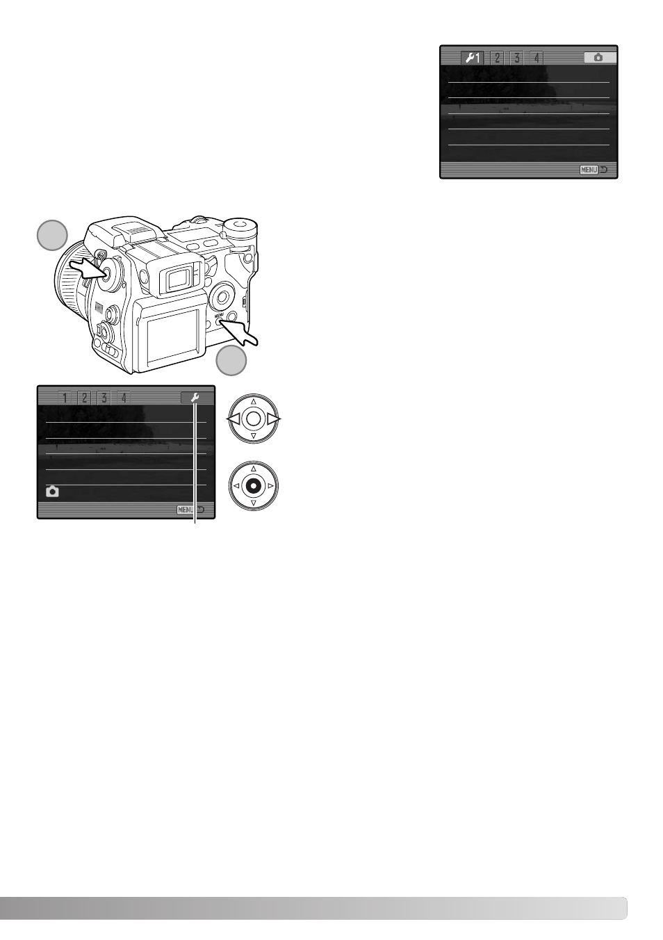Setup menu, Opening the setup menu | Konica Minolta Dimage A1 User Manual | Page 129 / 172