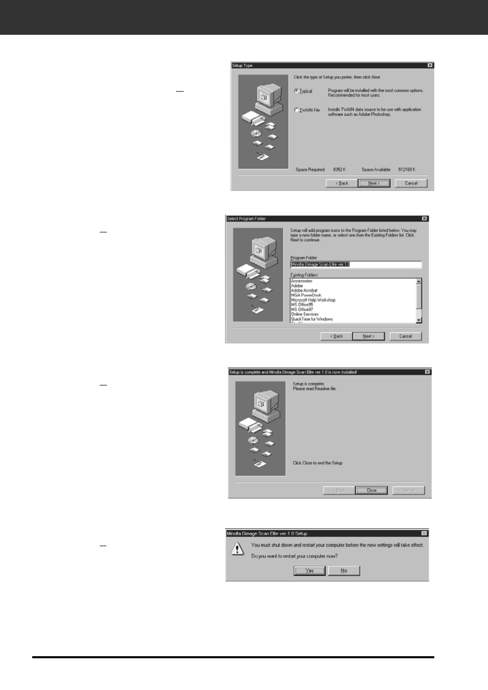 Konica Minolta Dimage Scan Elite F-2900 User Manual | Page 16 / 85