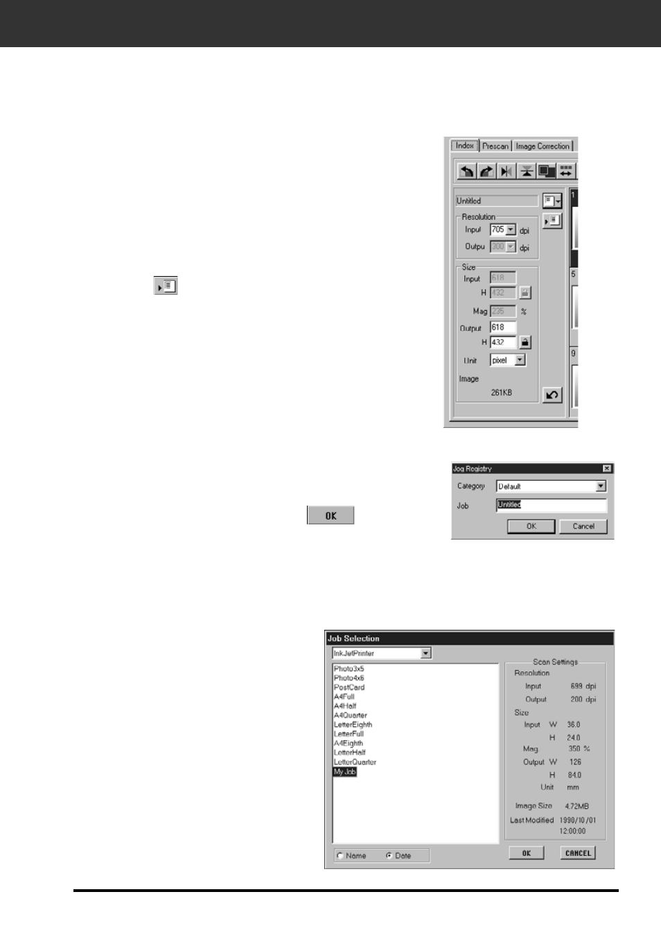 Creating/deleting scan job files | Konica Minolta Dimage Scan Elite F-2900 User Manual | Page 75 / 85