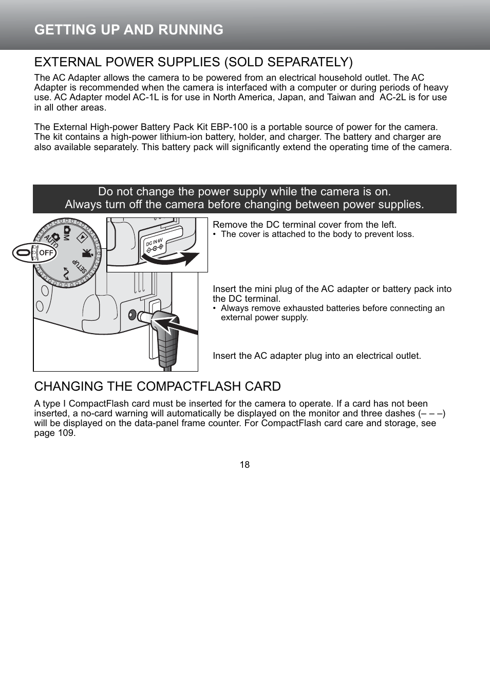 Getting up and running | Konica Minolta S304 User Manual | Page 18 / 118
