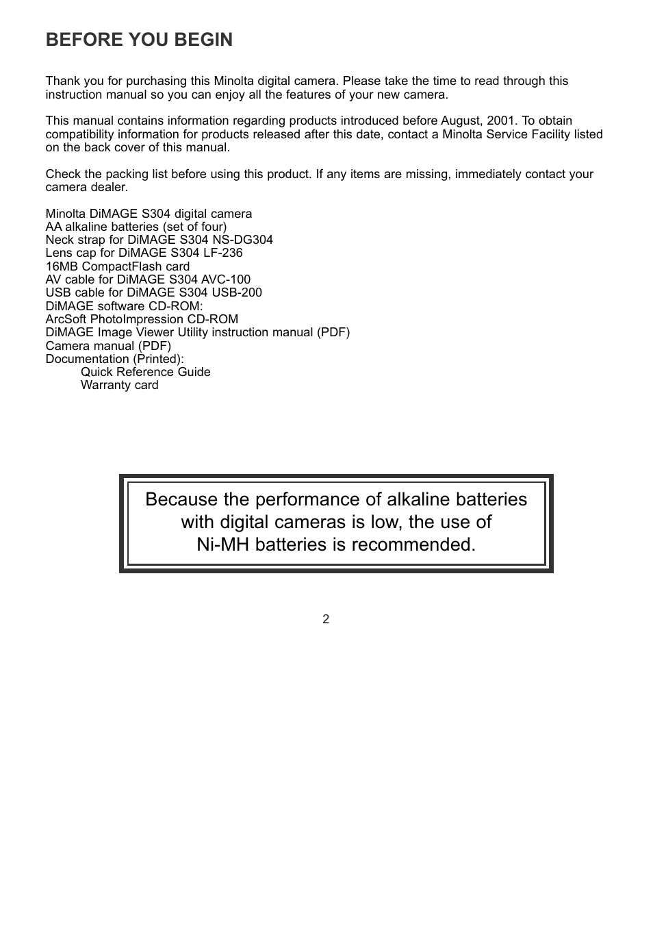 Konica Minolta S304 User Manual | Page 2 / 118