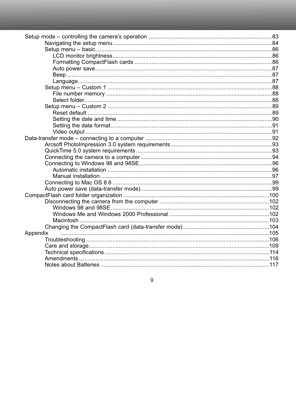Konica Minolta S304 User Manual | Page 9 / 118