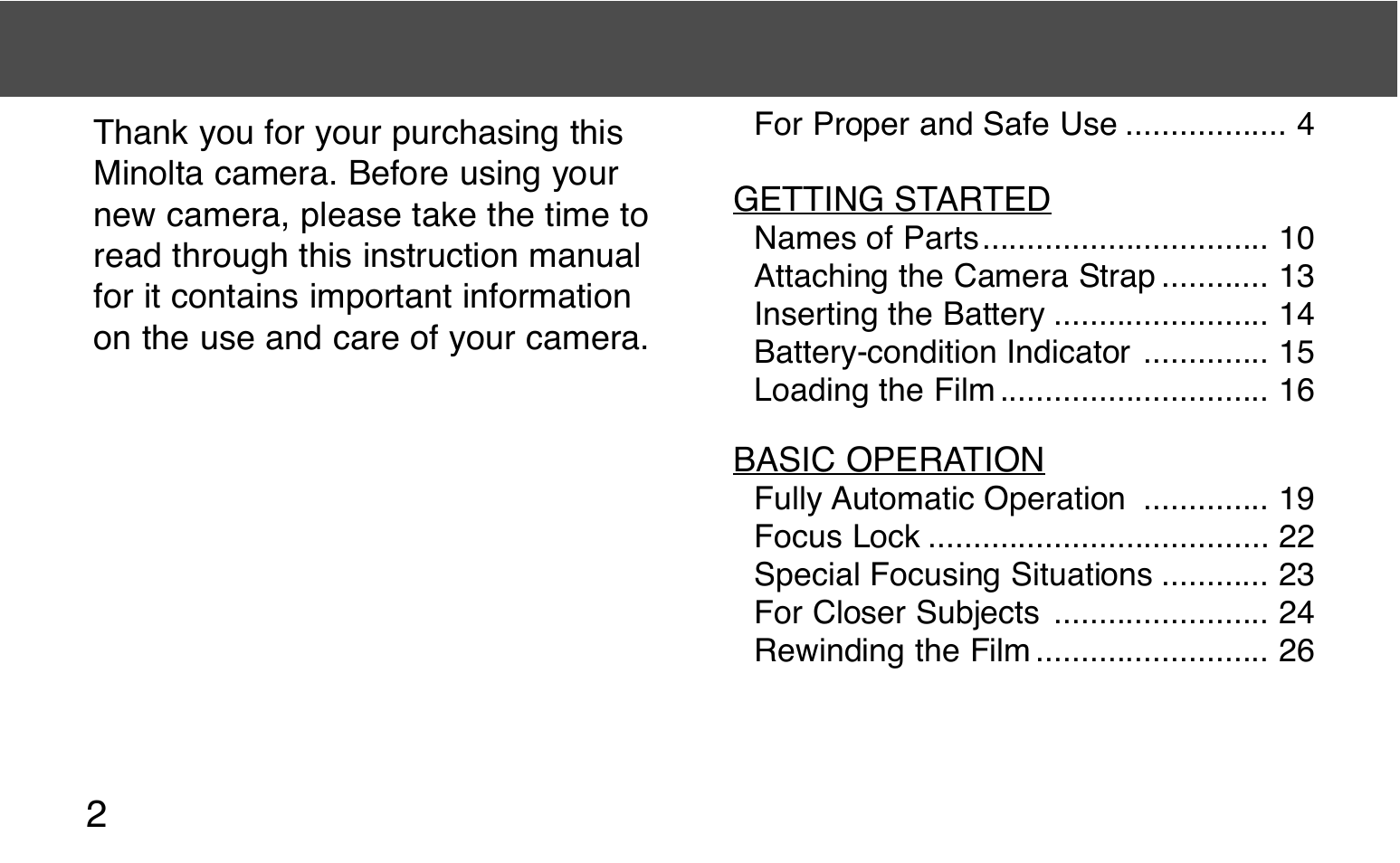 Konica Minolta 130C User Manual | Page 2 / 56