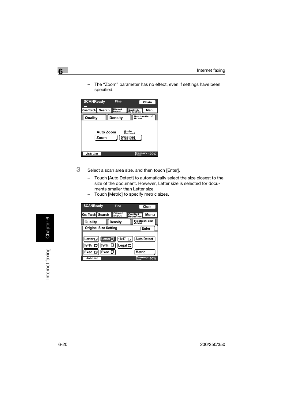 Int e rnet fax in g ch apt er 6 | Konica Minolta BP-200 User Manual | Page 241 / 468