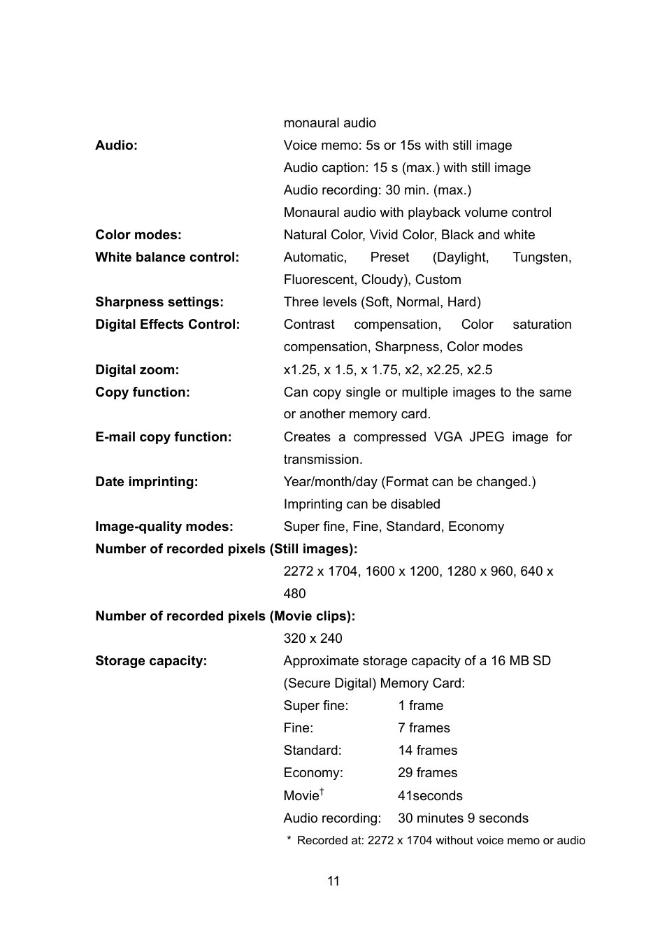 Konica Minolta DiMAGE F100 User Manual | Page 3 / 6