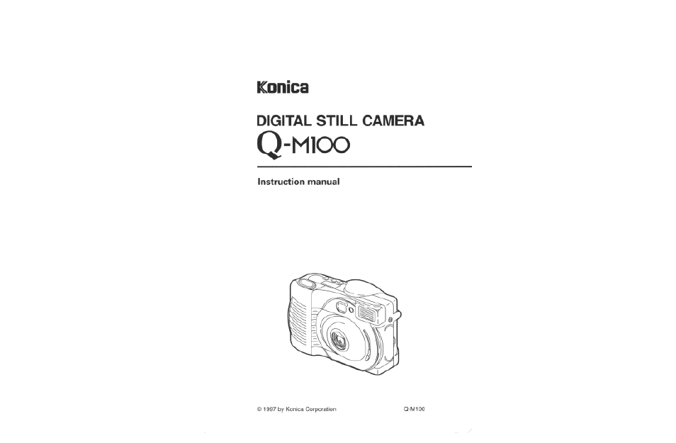 Konica Minolta Q-M100 User Manual | 102 pages