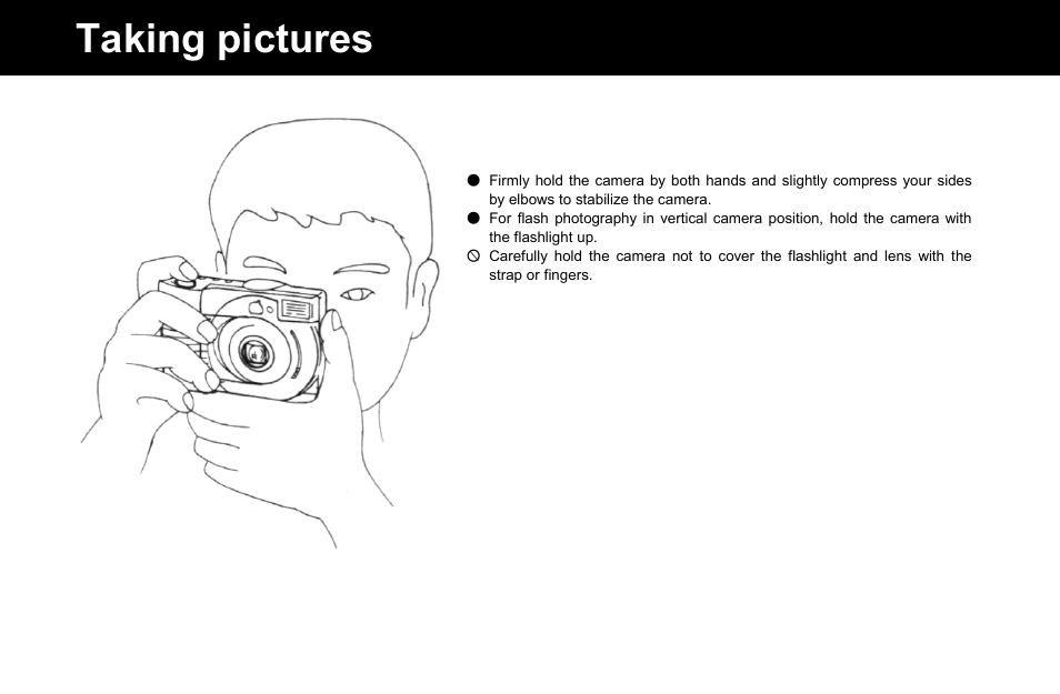 Taking pictures | Konica Minolta Q-M100 User Manual | Page 28 / 102