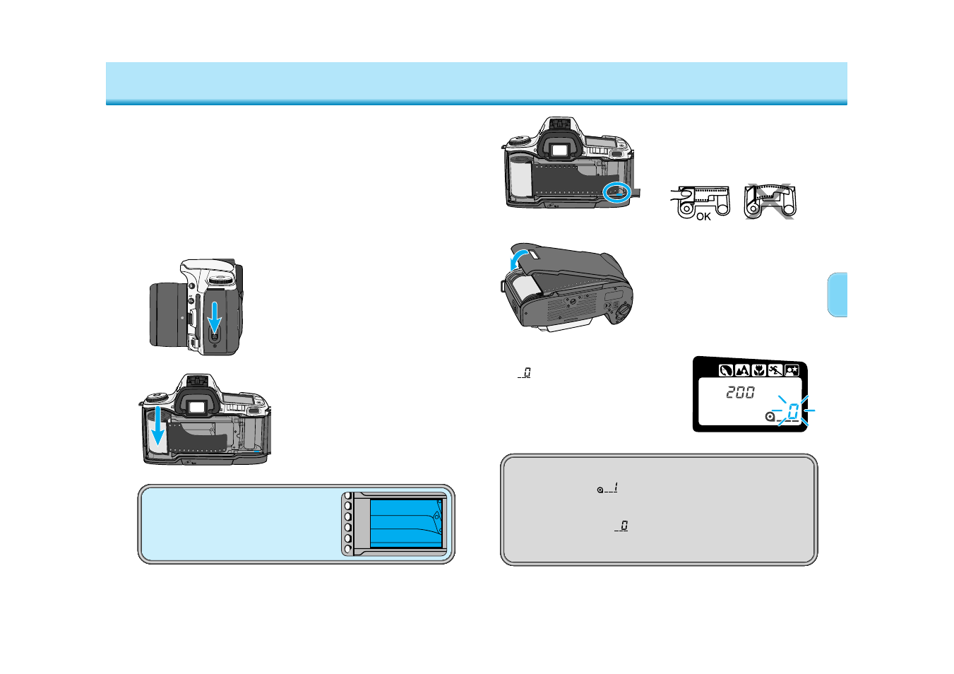 Loading film | Konica Minolta 505si User Manual | Page 10 / 25