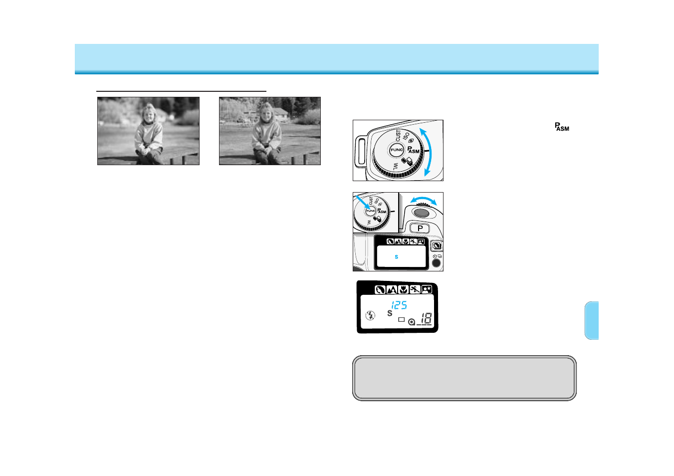 S-mode – shutter priority, A-mode – aperture priority | Konica Minolta 505si User Manual | Page 23 / 25