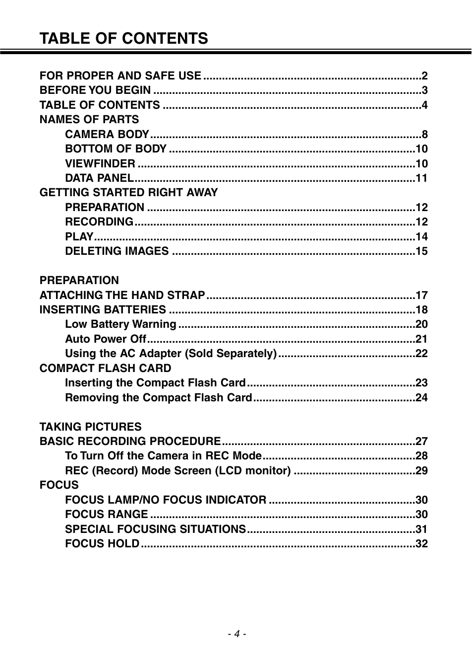 Konica Minolta 2300 User Manual | Page 5 / 131