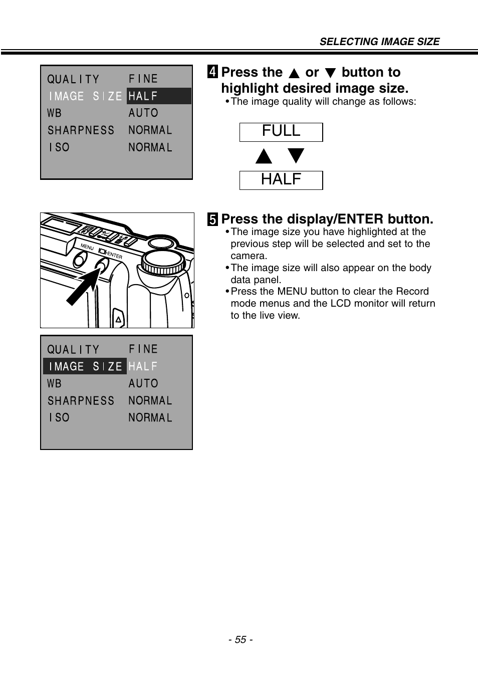 Full half | Konica Minolta 2300 User Manual | Page 56 / 131