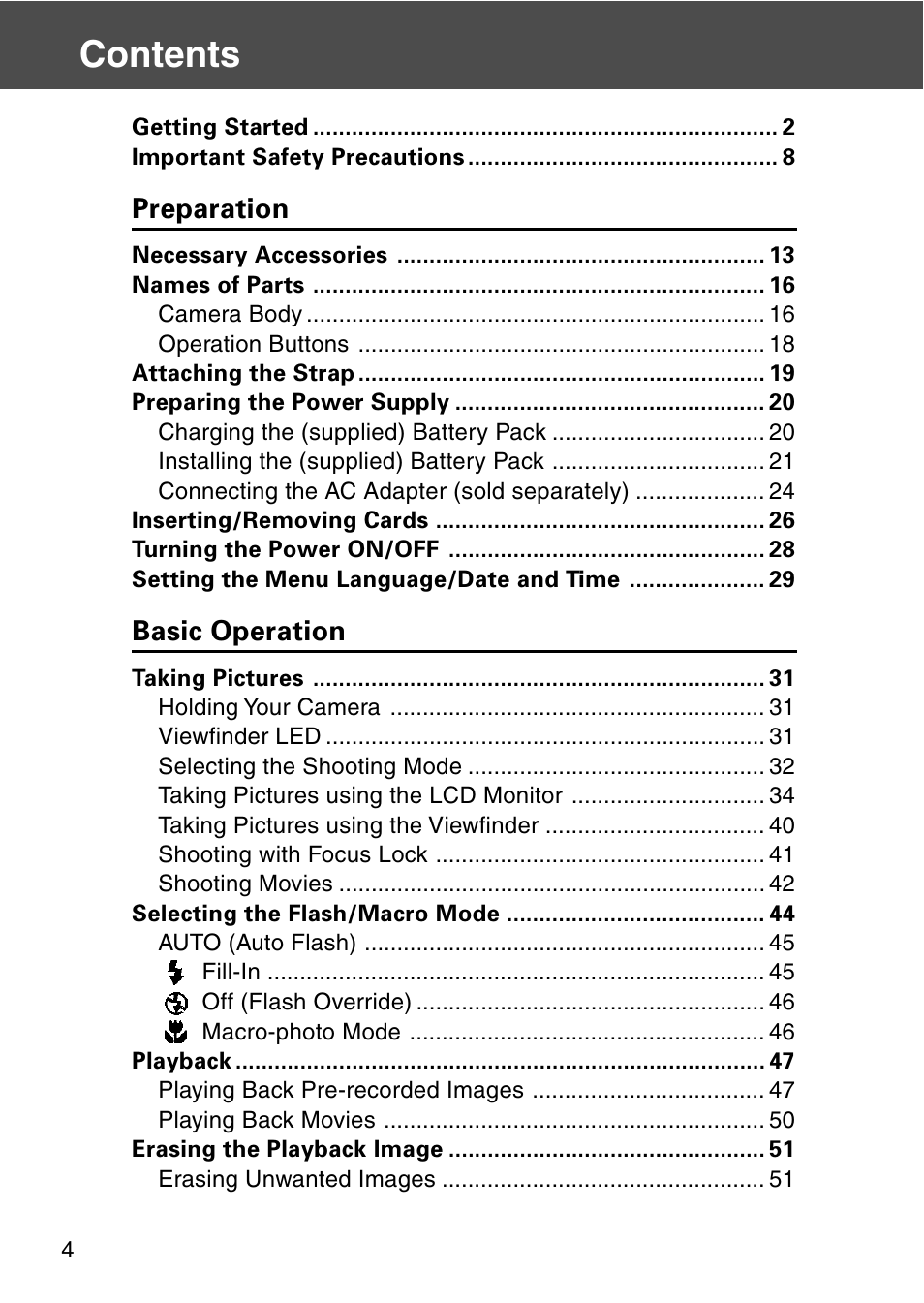 Konica Minolta REVIO KD-420Z User Manual | Page 4 / 141
