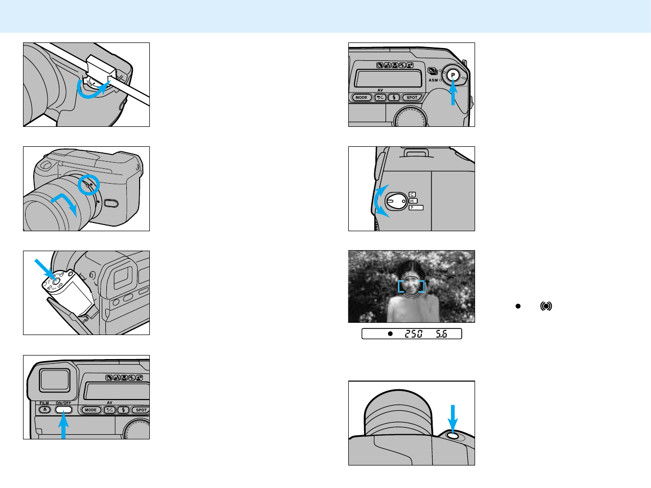 Quick operation | Konica Minolta APS Camera User Manual | Page 10 / 57