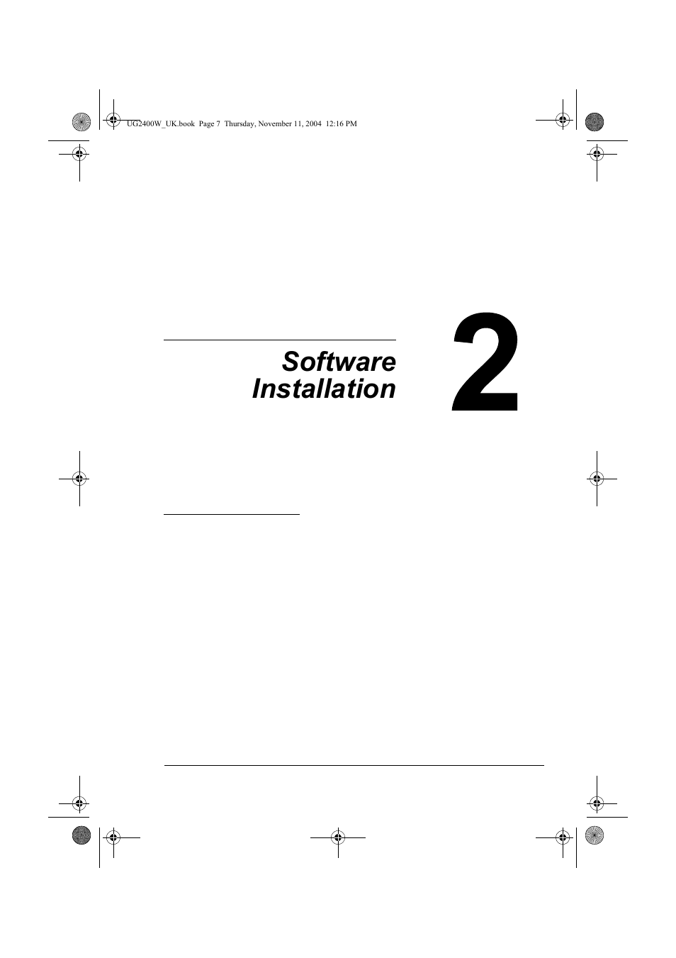 Software installation, 2 software installation | Konica Minolta Magicolor 2400 User Manual | Page 13 / 96