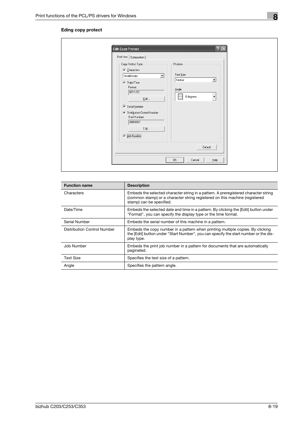 Eding copy protect, Eding copy protect -19 | Konica Minolta BIZHUB C203 User Manual | Page 101 / 278