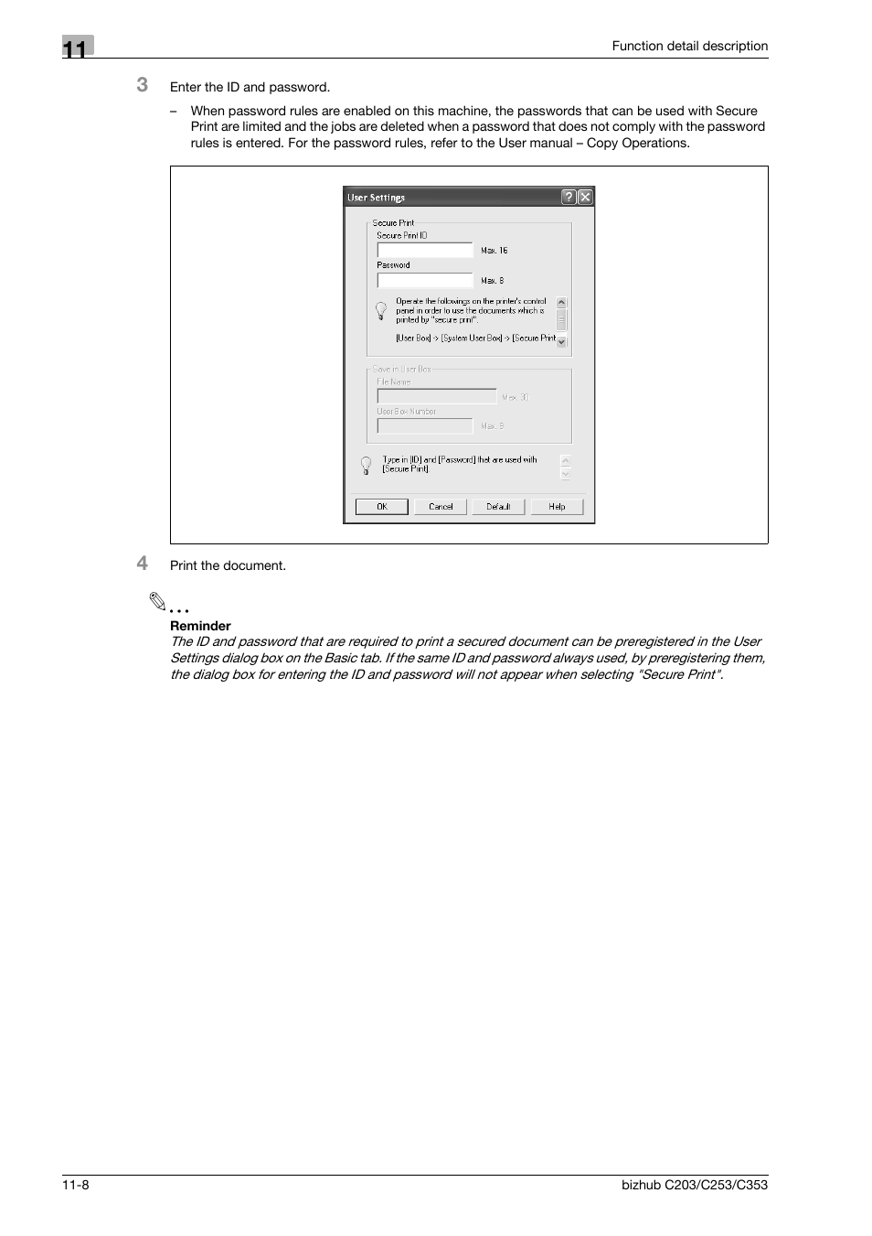 Konica Minolta BIZHUB C203 User Manual | Page 148 / 278