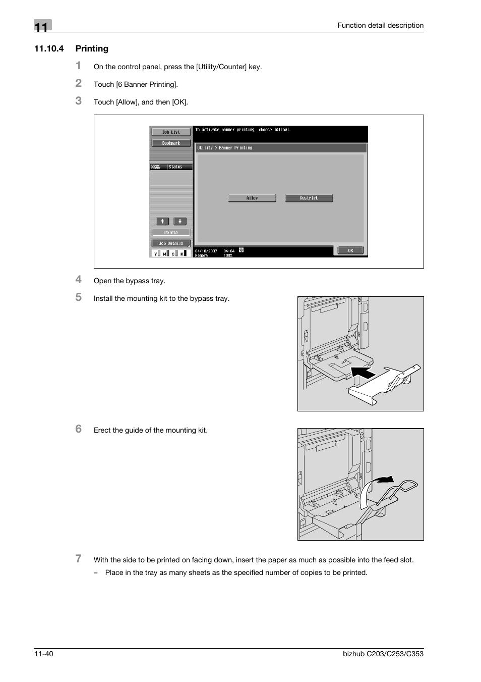 4 printing, Printing -40 | Konica Minolta BIZHUB C203 User Manual | Page 180 / 278