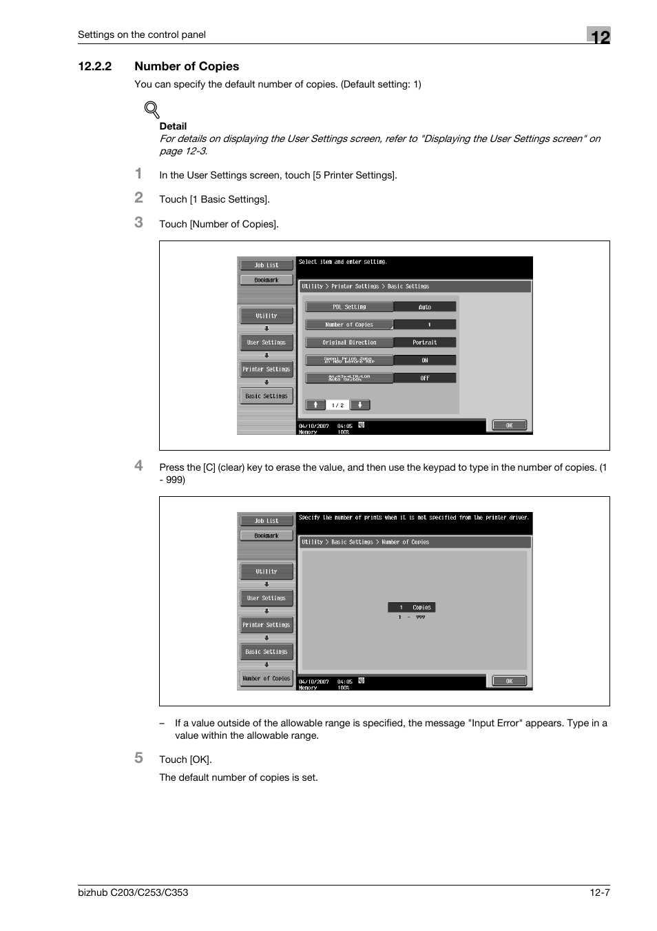 2 number of copies, Number of copies -7 | Konica Minolta BIZHUB C203 User Manual | Page 189 / 278